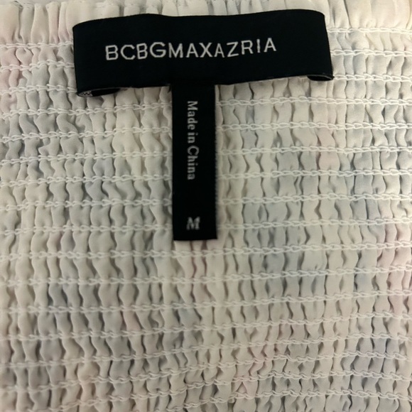 BCBGMaxAzria Women's Floral Peplum Top Size Medium - Picture 9 of 14